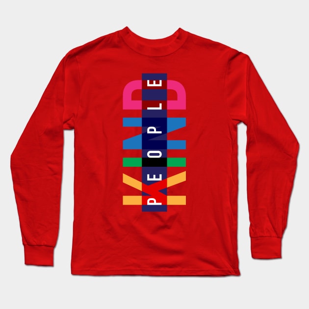 KIND PEOPLE design, version five Long Sleeve T-Shirt by kindsouldesign